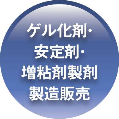 ゲル化剤・安定剤・増粘剤製剤製造販売